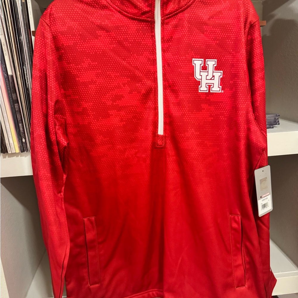 Colosseum Red UH Quarter-Zip Pullover